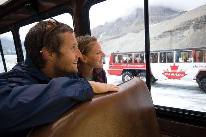3-Day Glacial Tour package, Columbia Icefield, Jasper, LakeLouise - Day 1: Crowfoot Glacier to Jasper Town with Bow Lake, Peyto, and Athabasca Falls