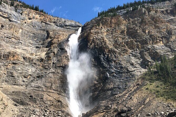 Banff Yoho Parks | Lake Louise | Moraine | Emerald - PRIVATE - Takakkaw Falls and Natural Bridge: water does the talking