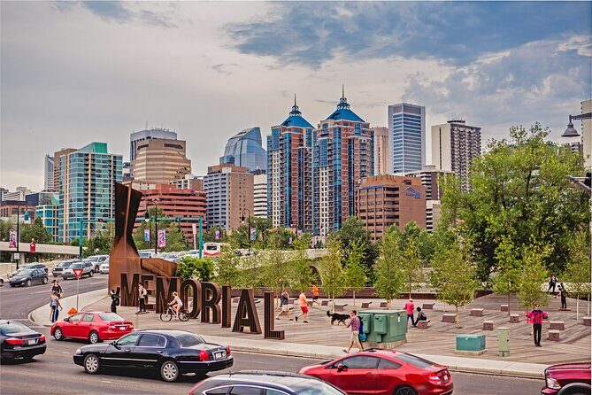 Calgary City Highlights 3 Hour Bike Tour, E-Bike Upgrade Avail. - Stampede Area Views and 17th Ave: Getting the Big-Event Energy Without Buying Tickets