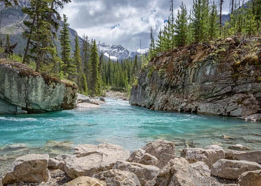 Calgary: Radium Hot Springs & Marble Canyon Day Trip - Numa Falls photo stop: quick sights, easy energy