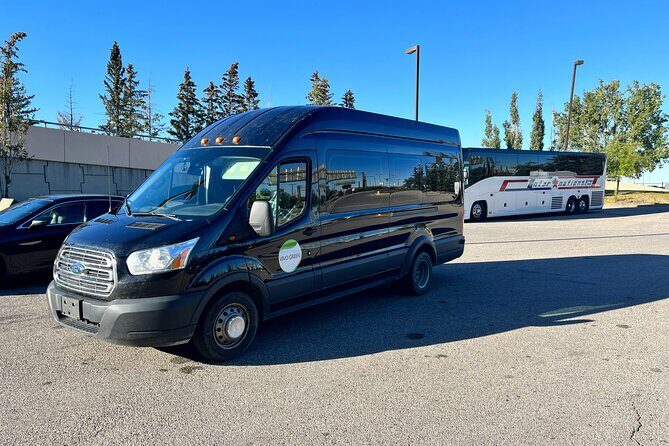 Calgary to Banff (Canmore) Public Shuttle - Picking your seat: how departure time and drop-off choice affect your day