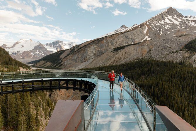Columbia Icefield Tour with Glacier Skywalk from Calgary - Glacier Skywalk: glass floor thrills, not endless wonder