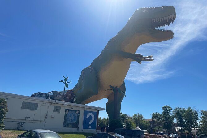 Day of Dinosaurs & Hoodoos from Calgary to Drumheller Badlands - Stop 6: Rosedale Suspension Bridge and Red Deer River views
