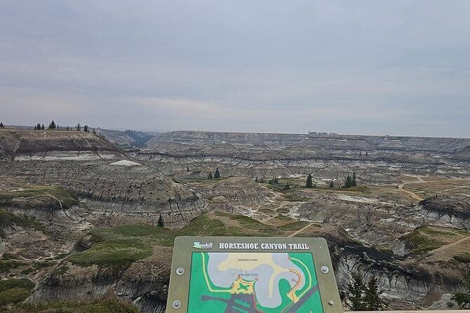 From Calgary: Drumheller Badlands Private Tour (Small Group) - World’s Largest Dinosaur: Admission Included and You Can Go Inside