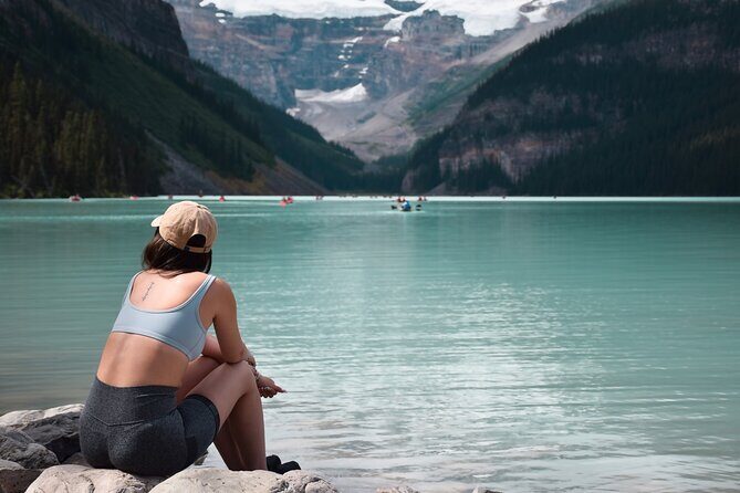 From Calgary Explore Moraine Lake Lake Louise and end in Banff - Moraine Lake and the Rockpile climb: why the second stop hits harder