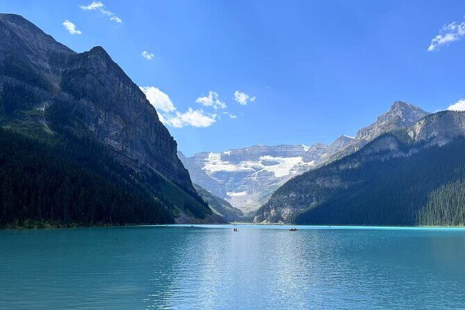 Lake Louise Moraine Lake Day Trip from Banff Calgary Canmore - Winter version: ice cleats, optional snowshoeing, and Marble Canyon