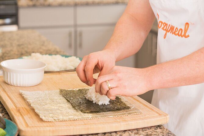 Modern Sushi-Making Class in Calgary (Includes 4-Course Meal) - Spicy California roll: your first modern-roll lesson