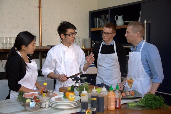 Modern Sushi-Making Class in Calgary (Includes 4-Course Meal) - Philadelphia roll with smoked salmon and cream cheese